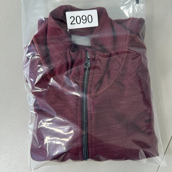 Athleta Striated Hope Jacket Size S Red Running Full zip - Picture 10 of 10